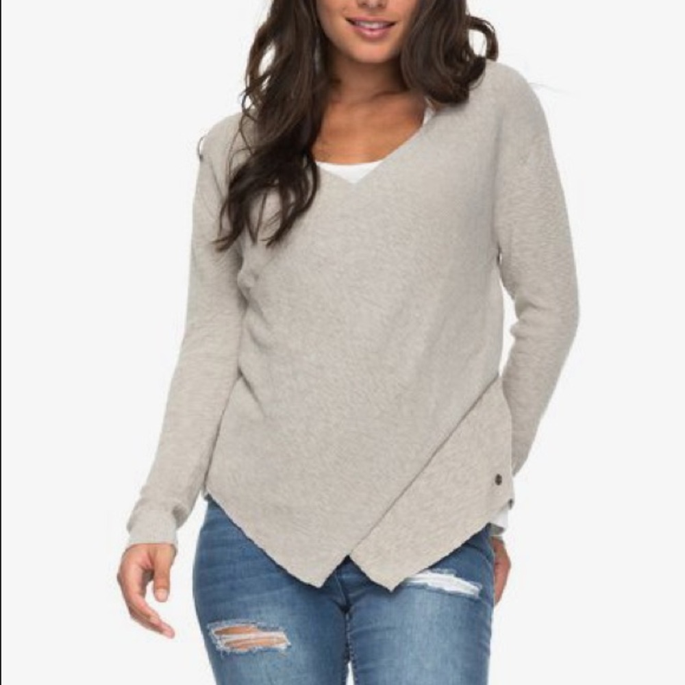 Roxy Love At First Light Wrap Sweatshirt XS SM